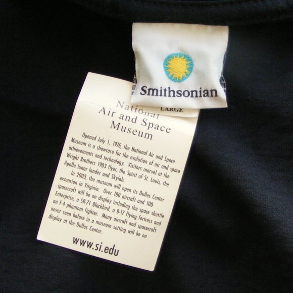 new SMITHSONIAN Air & Space Museum Tshirt, L, SS - Picture 6 of 7